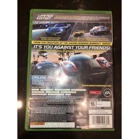 Need for Speed: Hot Pursuit (Microsoft Xbox 360, 2010) - Picture 2 of 4